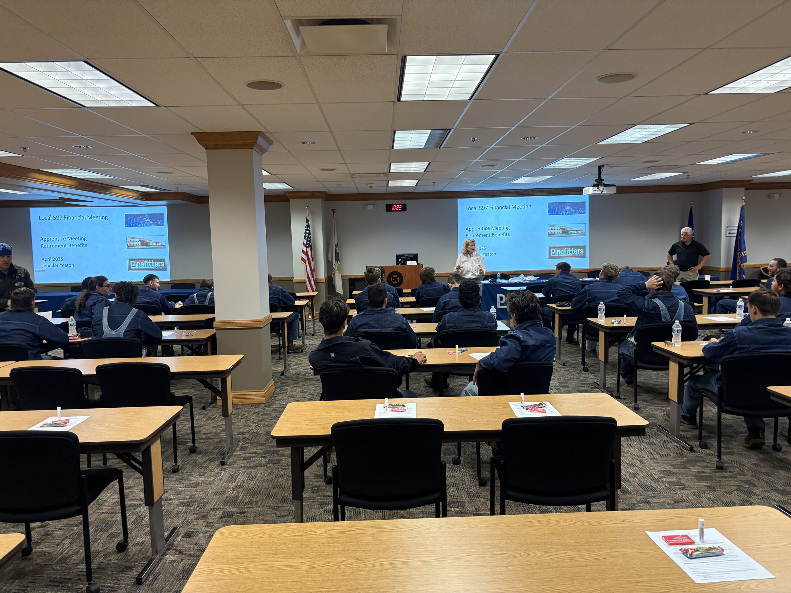 Local 597 Apprentice Meeting Retirement Benefit (April 2025)